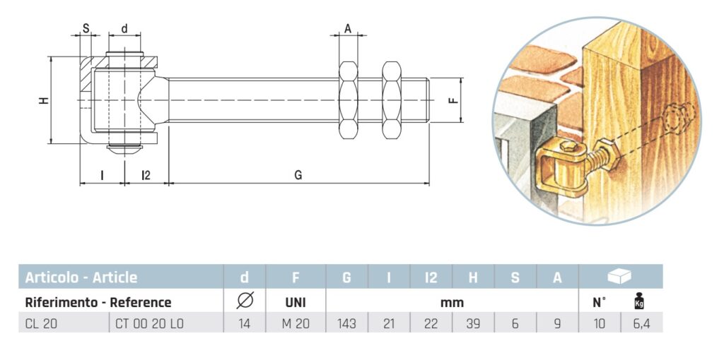 Adjustable Swing Gate Hinge