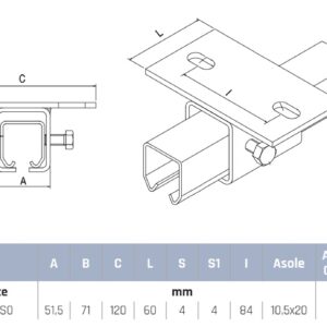 Ceiling Fixing Bracket